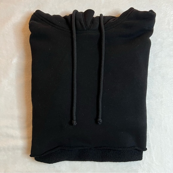Hollister Crop Hoodie - Small, Black - Picture 6 of 9
